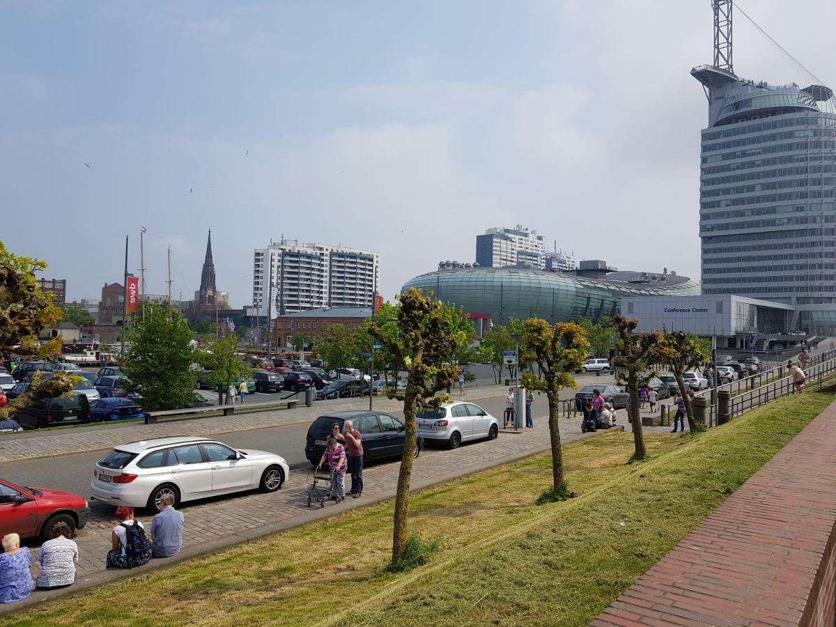 Ferienwohnung Koralle - Am Wasser Bremerhaven Esterno foto